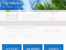 Tablet Screenshot of marketsattowncenter.com